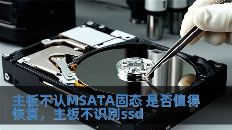 主板不认MSATA固态 是否值得恢复，主板不识别ssd