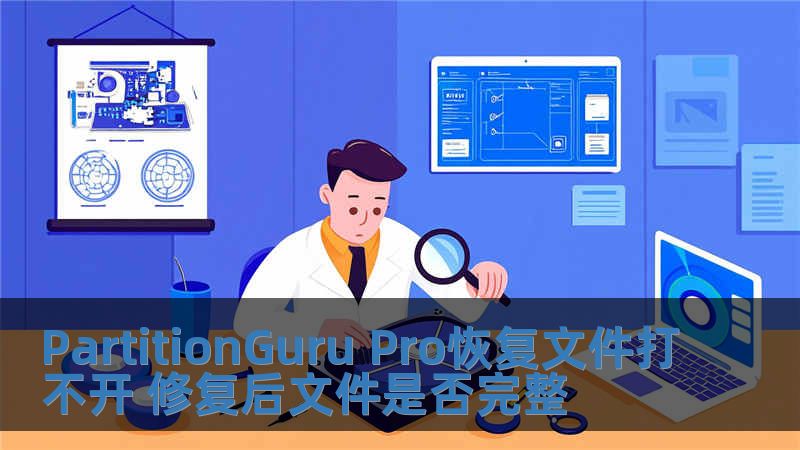 PartitionGuru Pro恢复文件打不开 修复后文件是否完整