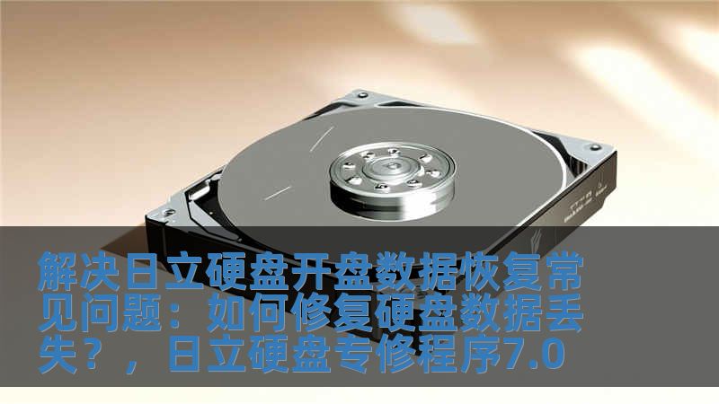 解决日立硬盘开盘数据恢复常见问题：如何修复硬盘数据丢失？，日立硬盘专修程序7.0