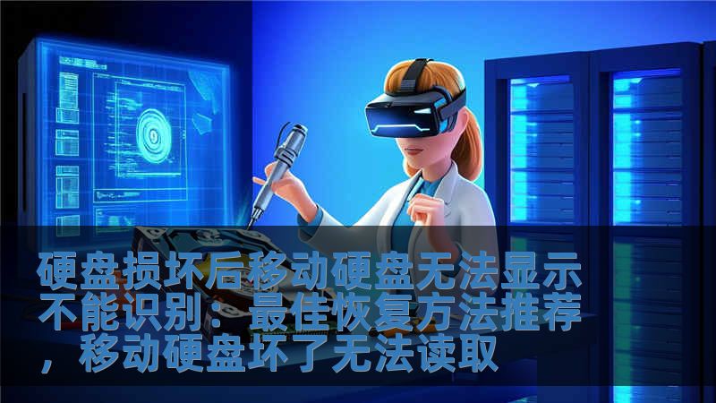硬盘损坏后移动硬盘无法显示不能识别：最佳恢复方法推荐，移动硬盘坏了无法读取
