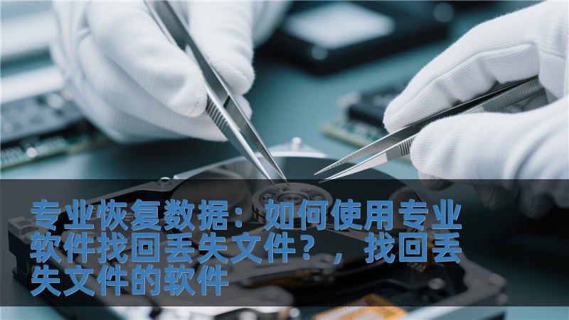 专业恢复数据：如何使用专业软件找回丢失文件？，找回丢失文件的软件