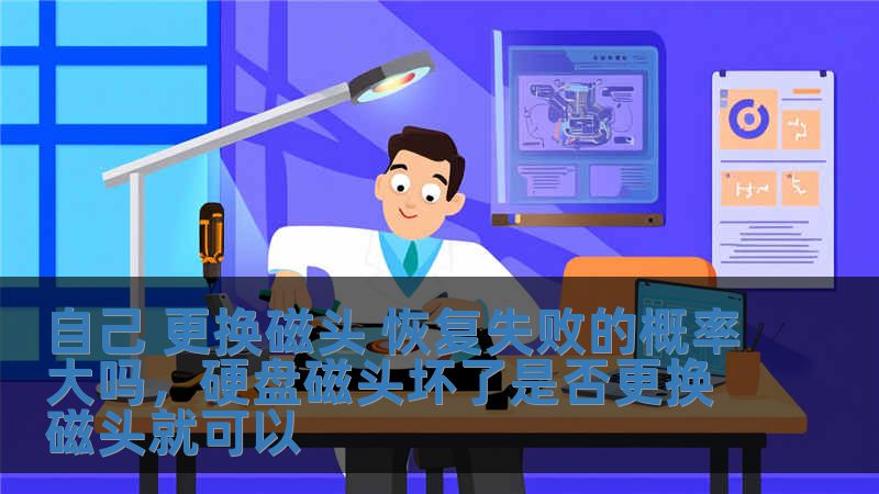 自己 更换磁头 恢复失败的概率大吗，硬盘磁头坏了是否更换磁头就可以