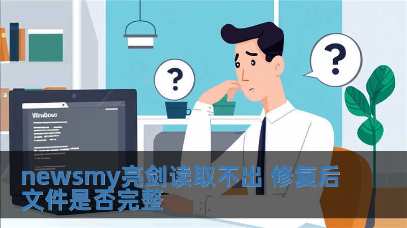 newsmy亮剑读取不出 修复后文件是否完整