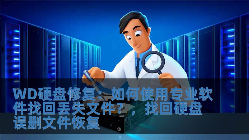 WD硬盘修复：如何使用专业软件找回丢失文件？，找回硬盘误删文件恢复