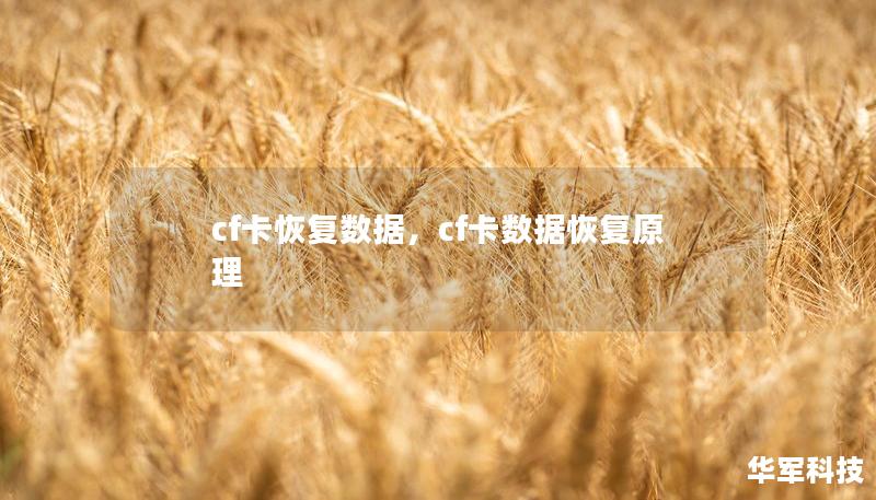 cf卡恢复数据，cf卡数据恢复原理