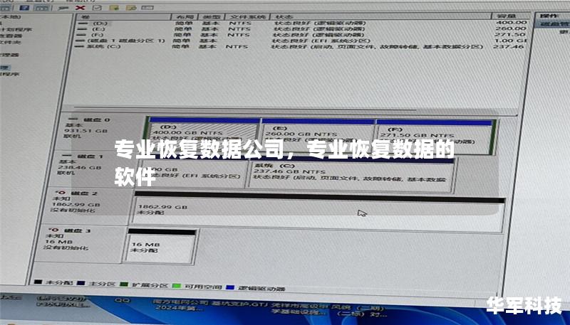 专业恢复数据公司，专业恢复数据的软件
