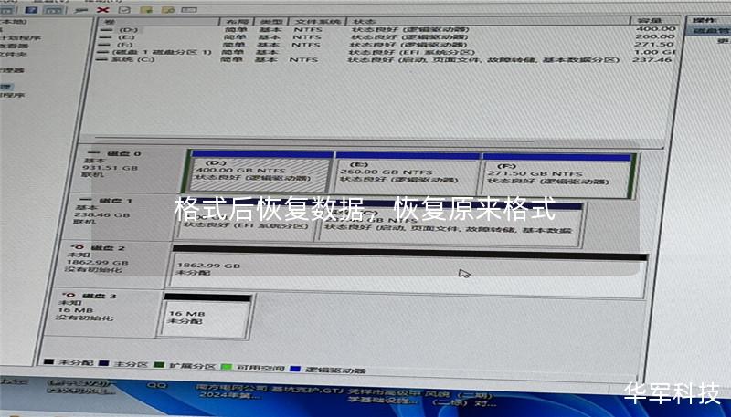 格式后恢复数据,恢复原来格式 格式后恢复数据,恢复原来格式
