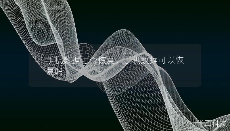手机数据可否恢复,手机数据可以恢复吗 手机数据可否恢复,手机数据可以恢复吗
