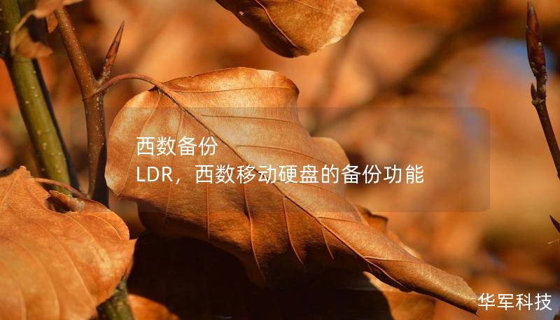 西数备份 LDR,西数移动硬盘的备份功能 西数备份 LDR,西数移动硬盘的备份功能