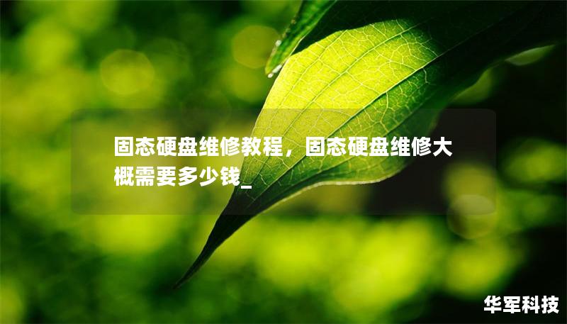 固态硬盘维修教程,固态硬盘维修大概需要多少钱_ 固态硬盘维修教程,固态硬盘维修大概需要多少钱_