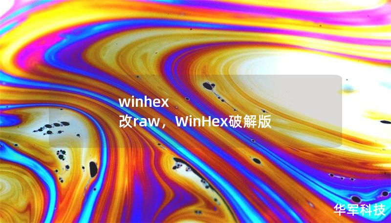 winhex 改raw,WinHex破解版 winhex 改raw,WinHex破解版