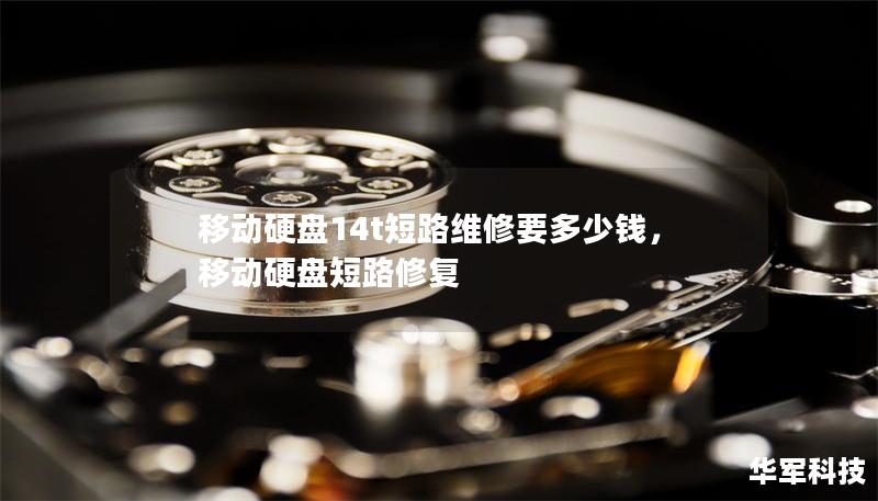 移动硬盘14t短路维修要多少钱，移动硬盘短路修复