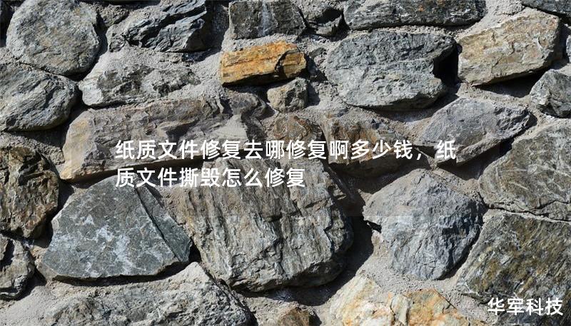 纸质文件修复去哪修复啊多少钱，纸质文件撕毁怎么修复