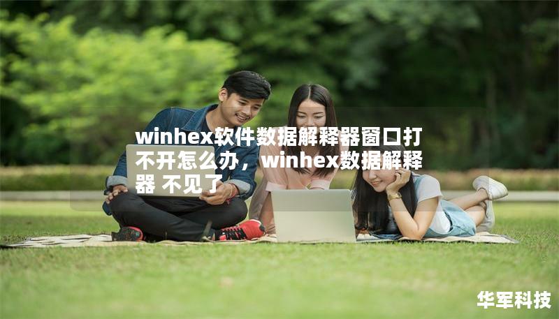 winhex软件数据解释器窗口打不开怎么办,winhex数据解释器 不见了 winhex软件数据解释器窗口打不开怎么办,winhex数据解释器 不见了