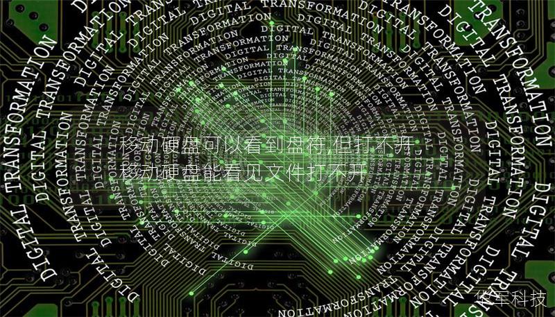 移动硬盘可以看到盘符,但打不开，移动硬盘能看见文件打不开