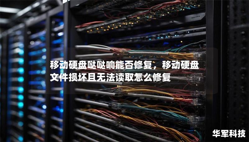 移动硬盘哒哒响能否修复，移动硬盘文件损坏且无法读取怎么修复
