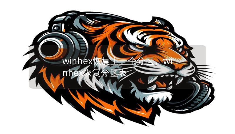 winhex恢复上一个分区，winhex恢复分区表