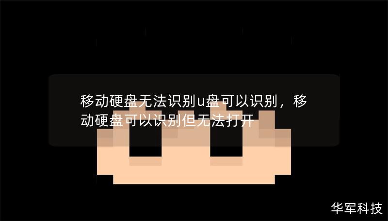 移动硬盘无法识别u盘可以识别,移动硬盘可以识别但无法打开 移动硬盘无法识别u盘可以识别,移动硬盘可以识别但无法打开