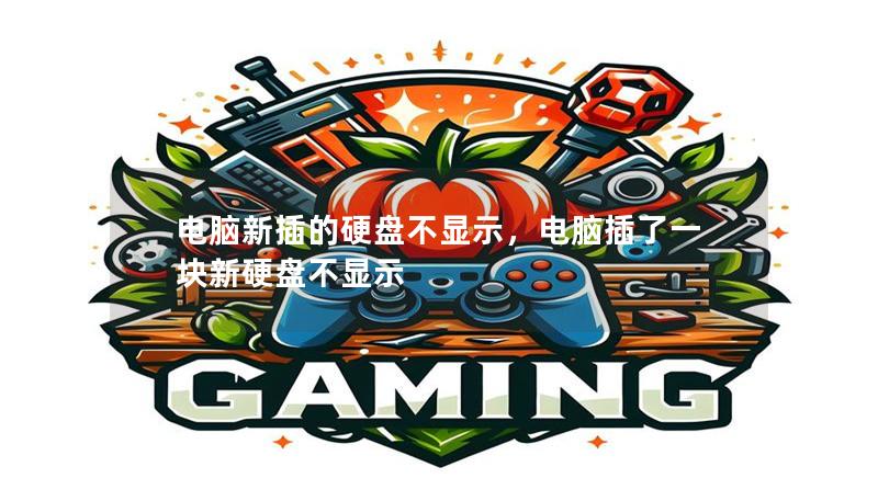 电脑新插的硬盘不显示，电脑插了一块新硬盘不显示