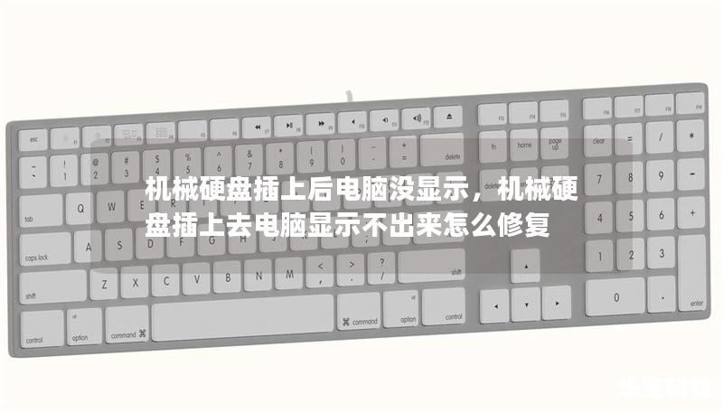 机械硬盘插上后电脑没显示,机械硬盘插上去电脑显示不出来怎么修复 机械硬盘插上后电脑没显示,机械硬盘插上去电脑显示不出来怎么修复