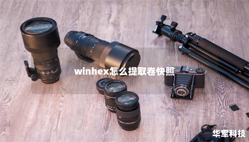 winhex怎么提取卷快照 winhex怎么提取卷快照
