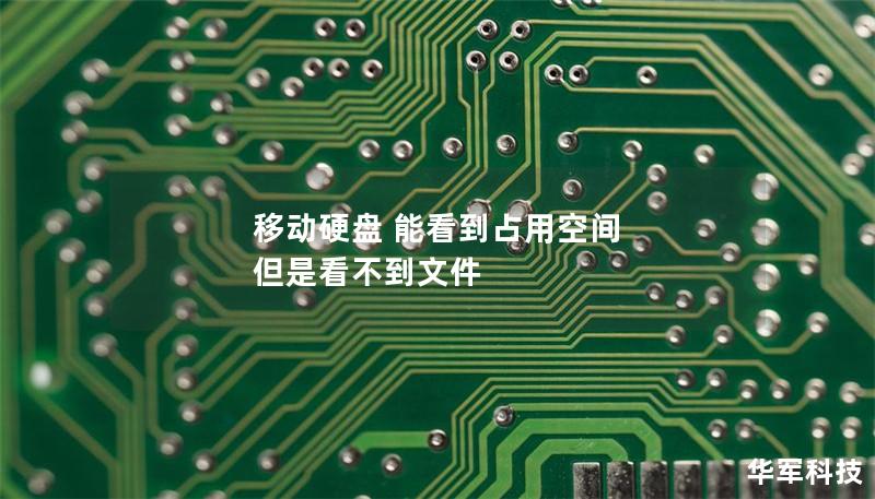 移动硬盘 能看到占用空间 但是看不到文件