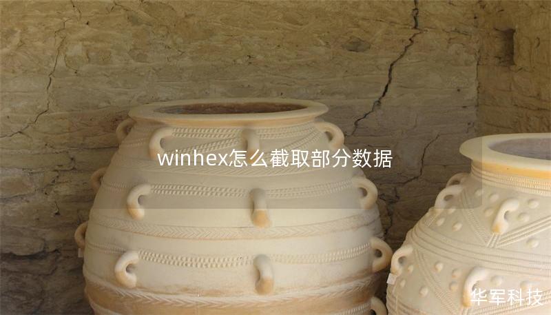 winhex怎么截取部分数据 winhex怎么截取部分数据
