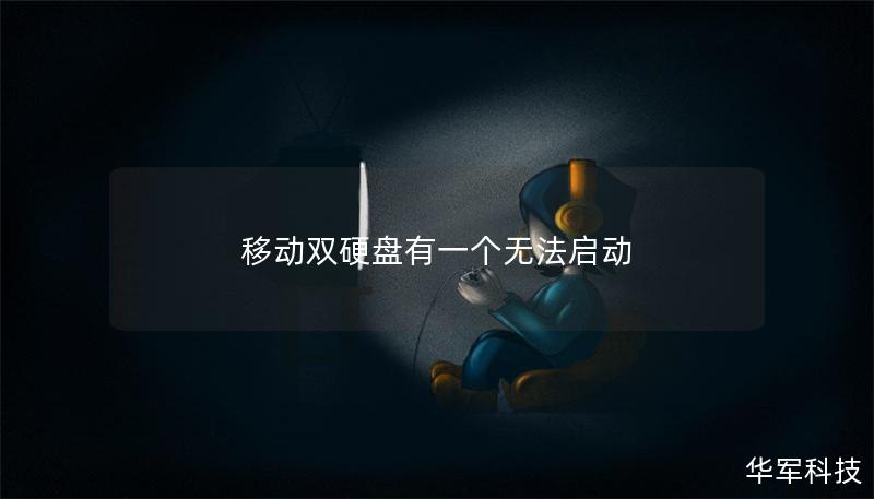 移动双硬盘有一个无法启动