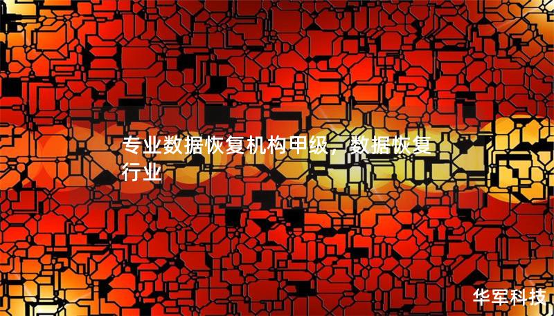专业数据恢复机构甲级,数据恢复 行业 专业数据恢复机构甲级,数据恢复 行业