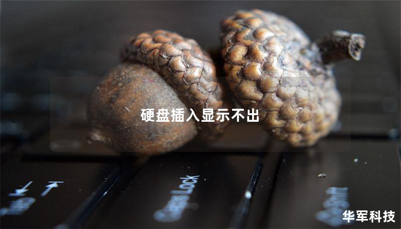 硬盘插入显示不出